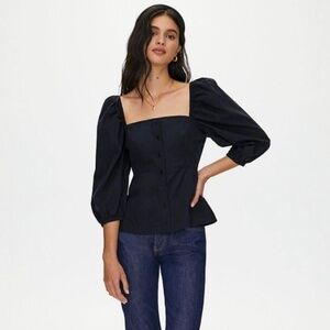 Aritzia Little Moon Luckette Blouse Size XS